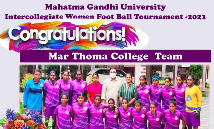 Winners!! Women Intercollegiate Football Tournament (MGU) – 2021