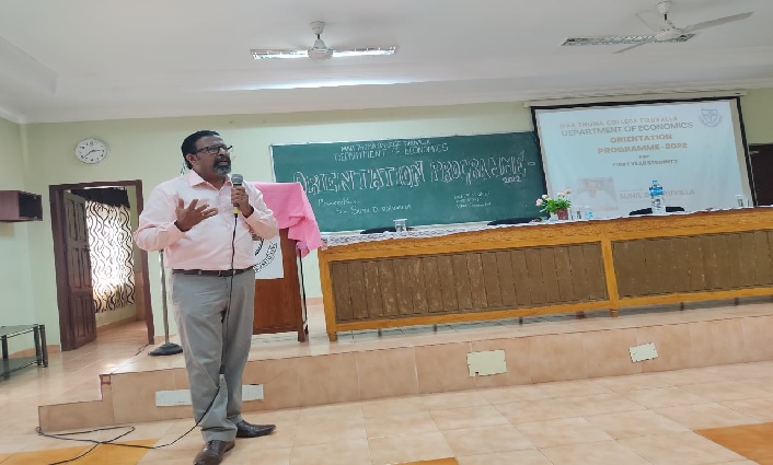 Orientation Programme – 2022 for First Year Economics Students