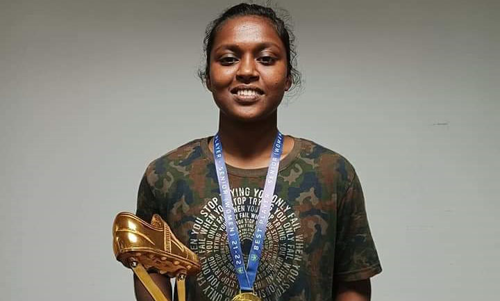 The Best Senior Women Player by the  KFA for the year 2021-2022