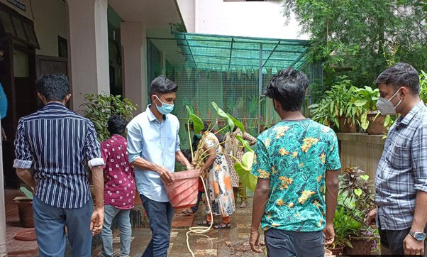 Special Cleaning drive of botanical garden