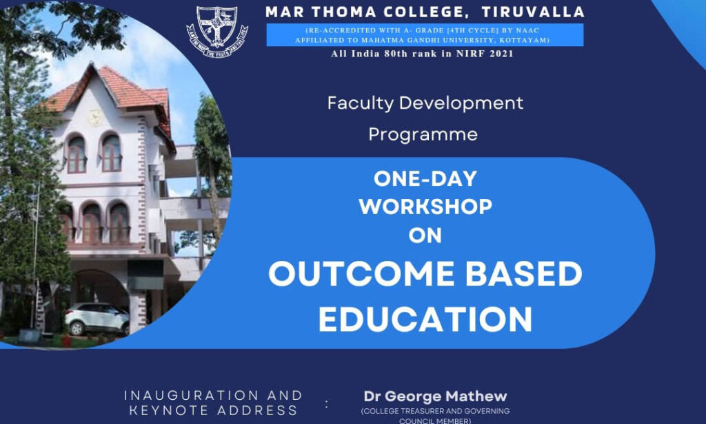 One Day Workshop on Outcome Based Education-Faculty Development Programme