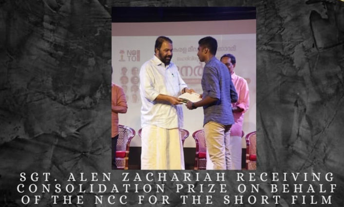 Winners of Short Film Competition held by Higher Education Dept. Govt. of Kerala in association with Anti Drugs Campaign