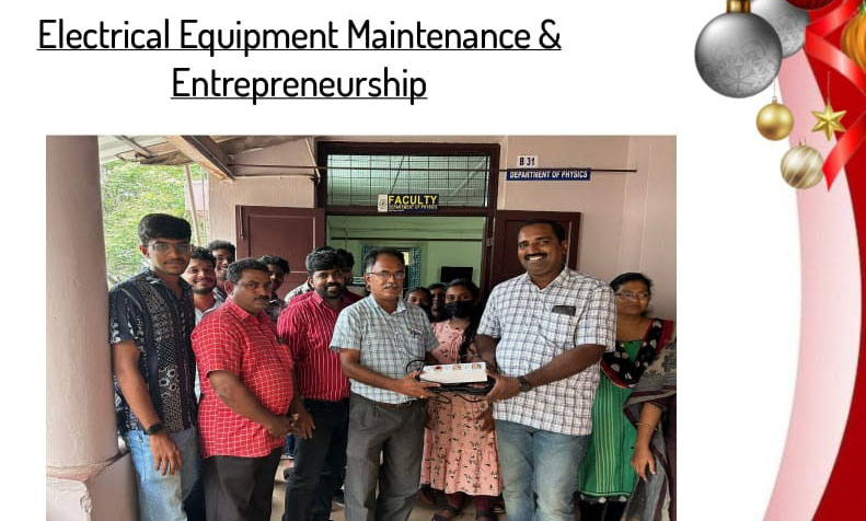 Electrical Equipment Maintenance and Entrepreneurship – Extension Boards Distribution