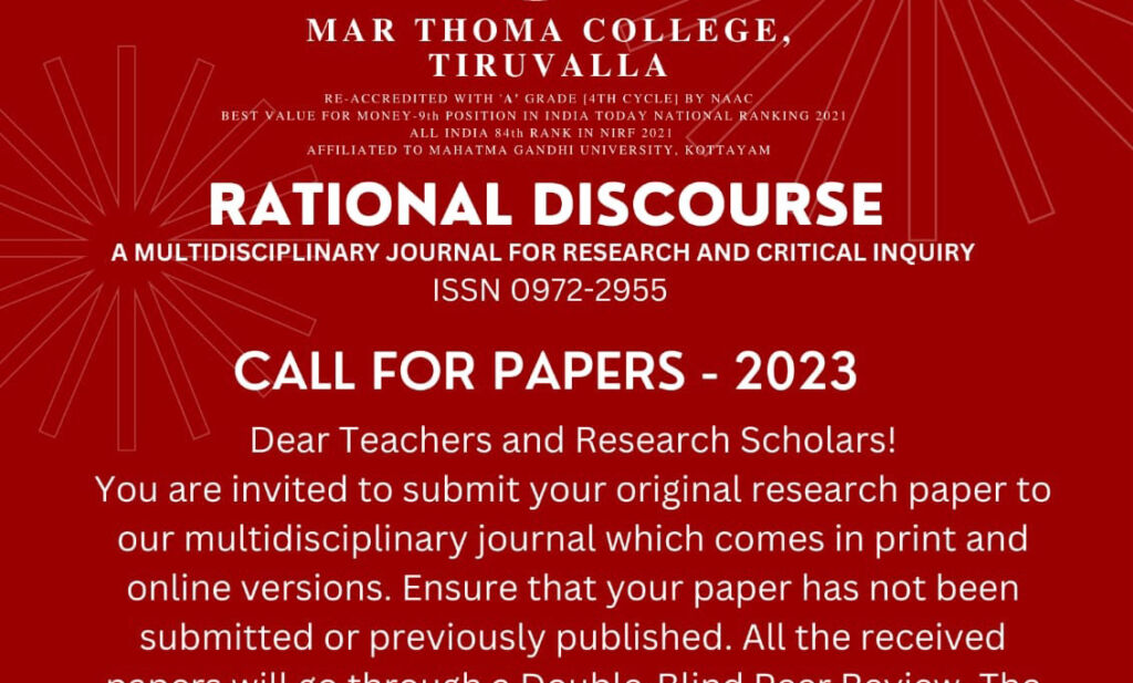 Rational Discourse Call for papers 2023