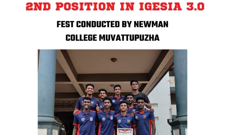 2nd Position in IGESIA 3.0 for Team NCC MTC