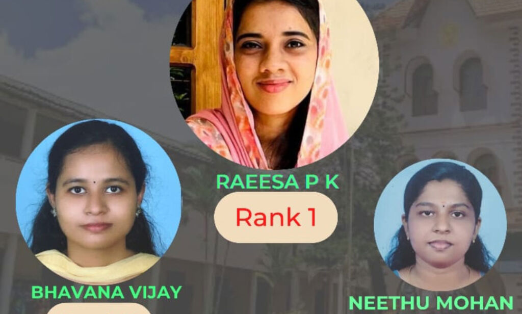 M.Sc Data Analytics bagged 5 Ranks from Top 10 in university including Rank 1