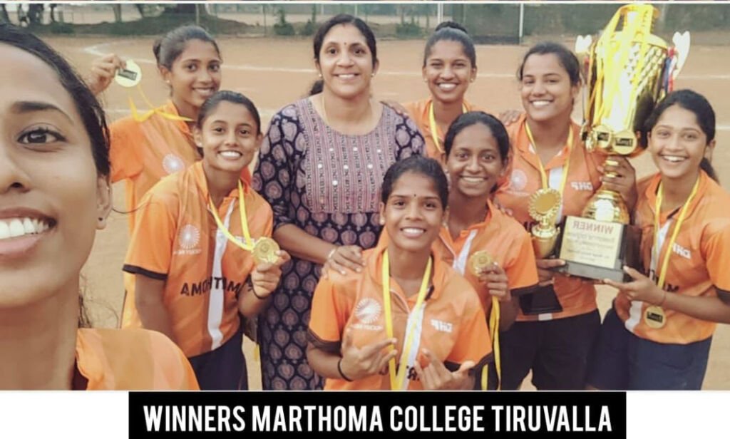 Women Hockey Team-Winner of 26th Dr A K Baby Memorial All Kerala Hockey