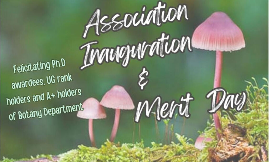 Botany Association Inauguration and Merit Day