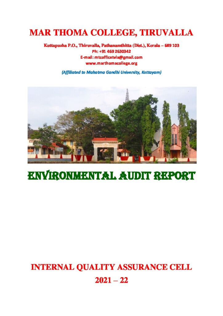 Green Audit Report 2021-22