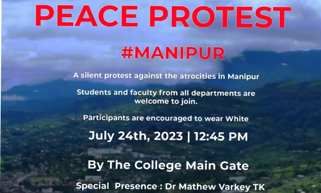 Peace Protest # Manipur