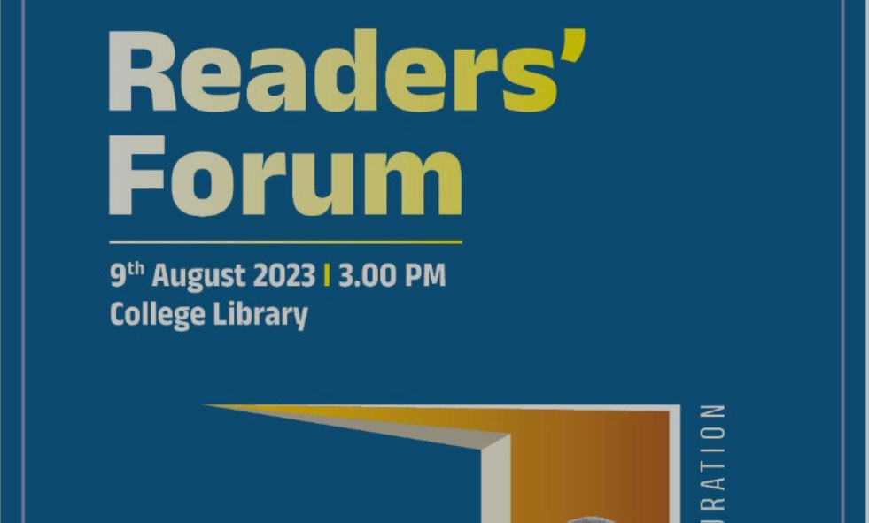 Readers’ Forum