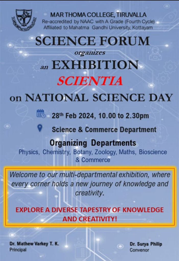 SCIENTIA : National Science Day Celebration