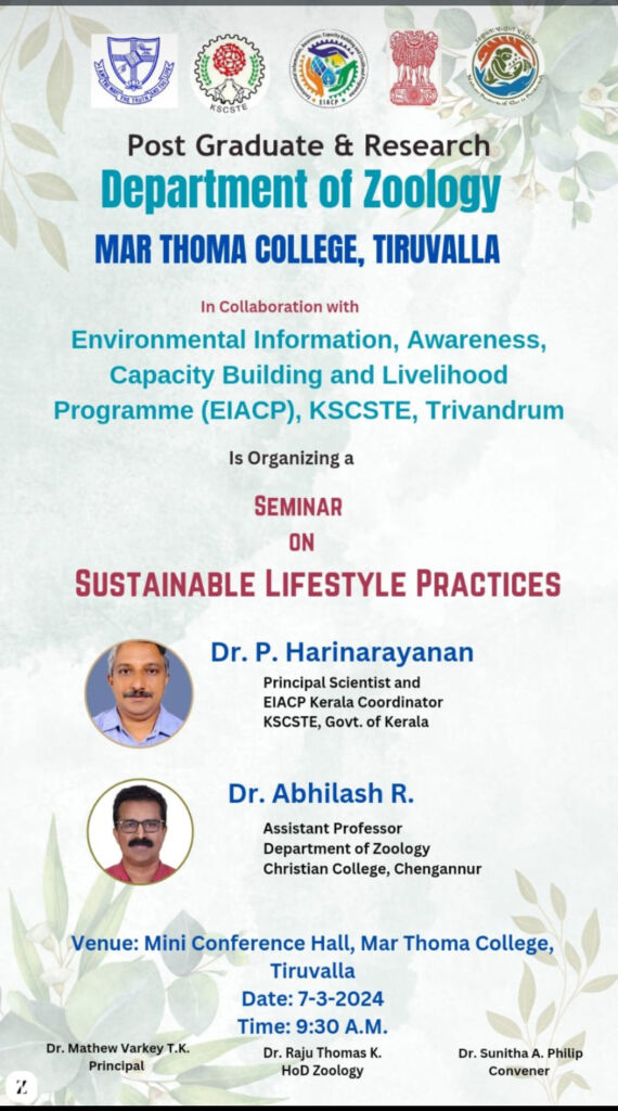 Seminar on Sustainable Lifestyle Practices