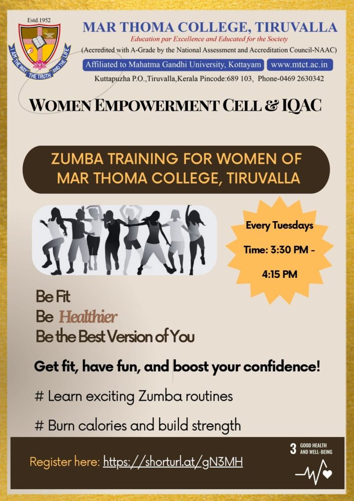 Zumba Classes Organized by IQAC & Women Empowerment Cell