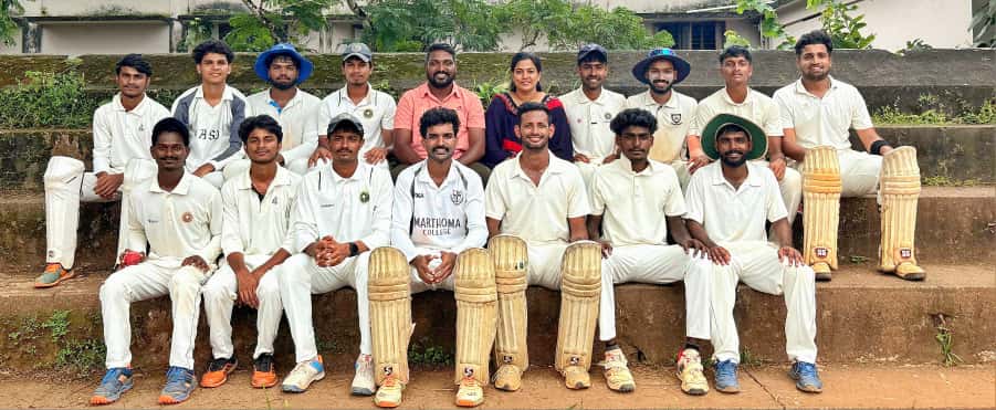 Mar Thoma College, Thiruvalla Wins South Zone Pool C in MG University Inter-Collegiate Cricket Championship